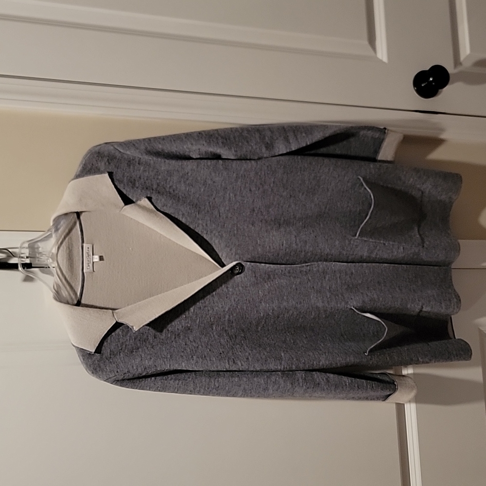 Dolce Stella Gray Cardigan Blazer